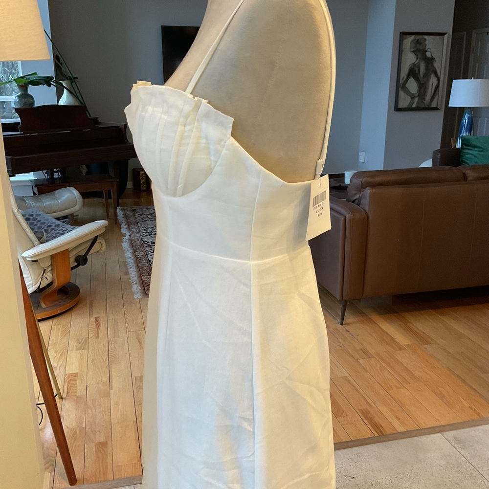 Selfie Leslie White Bustier Mini Dress - Picture 5 of 11